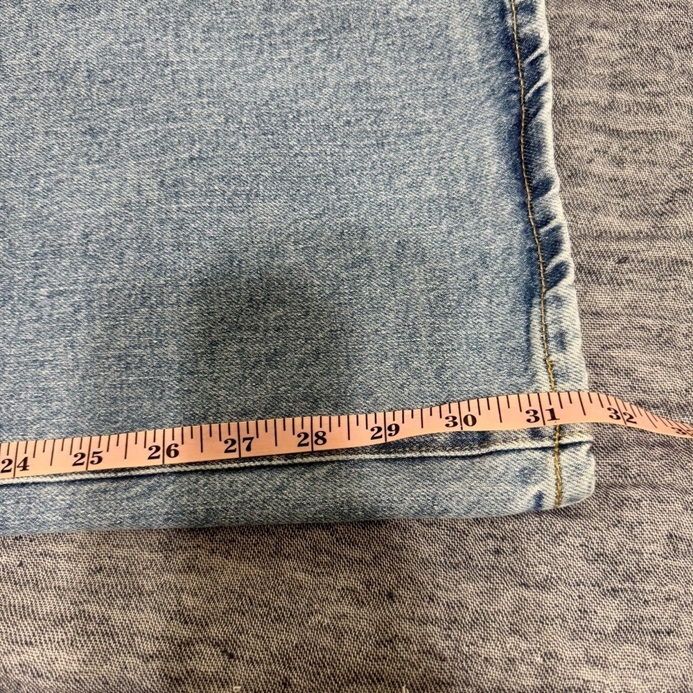 AG Jeans Kora High-Rise Wide Leg Distressed Jeans Size 26 - Picture 11 of 11
